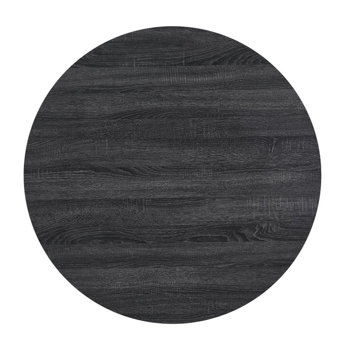 D182 - Round Dining Table - Black