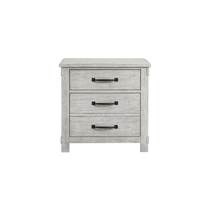 Scott - 2-Drawer Nightstand With Usb Ports - Stylish Home Furniture