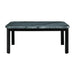 Francesca - Rectangular 5 Piece Gray PU Chairs Dining Set, Table & Four Chairs - Gray Marble - Stylish Home Furniture