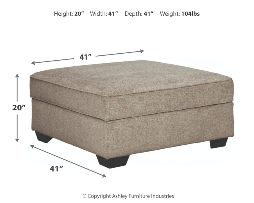 Bovarian - Ottoman With Storage - Stone - Stylish Home Furniture