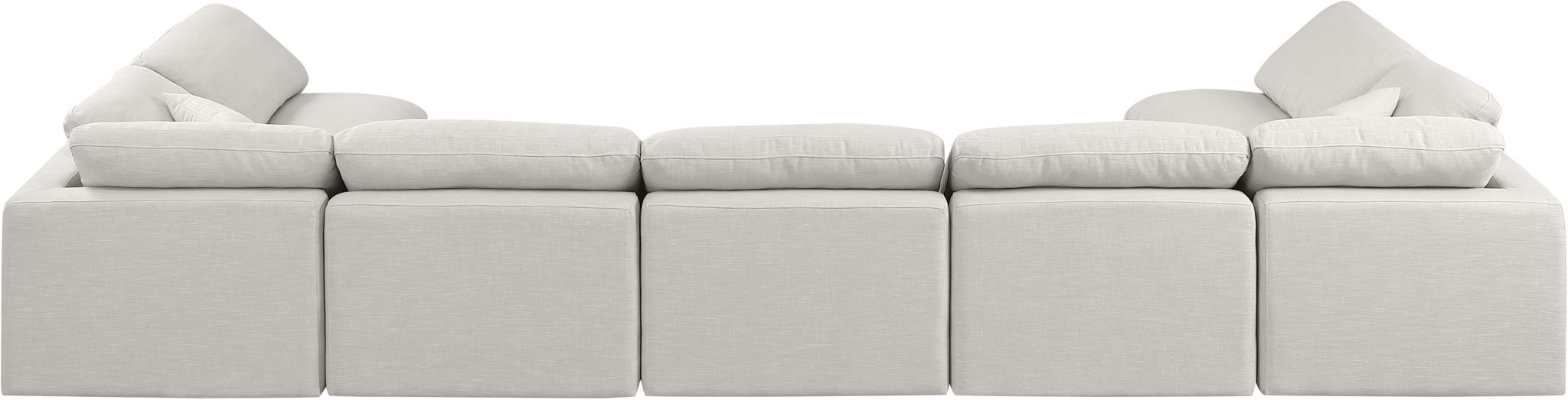 Indulge - Linen 7 Piece Modular U-Shaped Sectional - Stylish Home Furniture