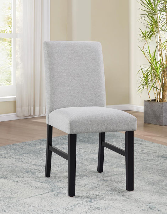 D182 - Dining Side Chair - Black / Gray