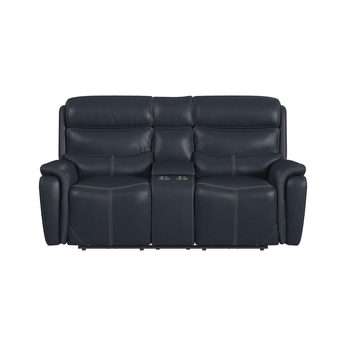 Aruba - Power Motion Loveseat With Power Headrest And Console - Stylish Home Furniture