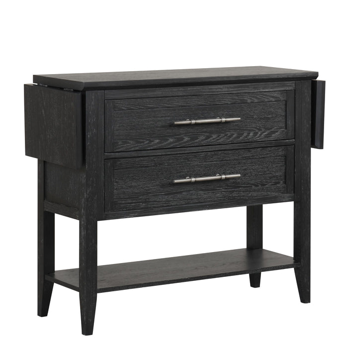 Sable Crest - Drop Leaf Server - Black