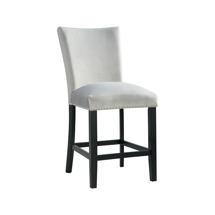 Francesca - Velvet Counter Height Chair (Set of 2) - Stylish Home Furniture