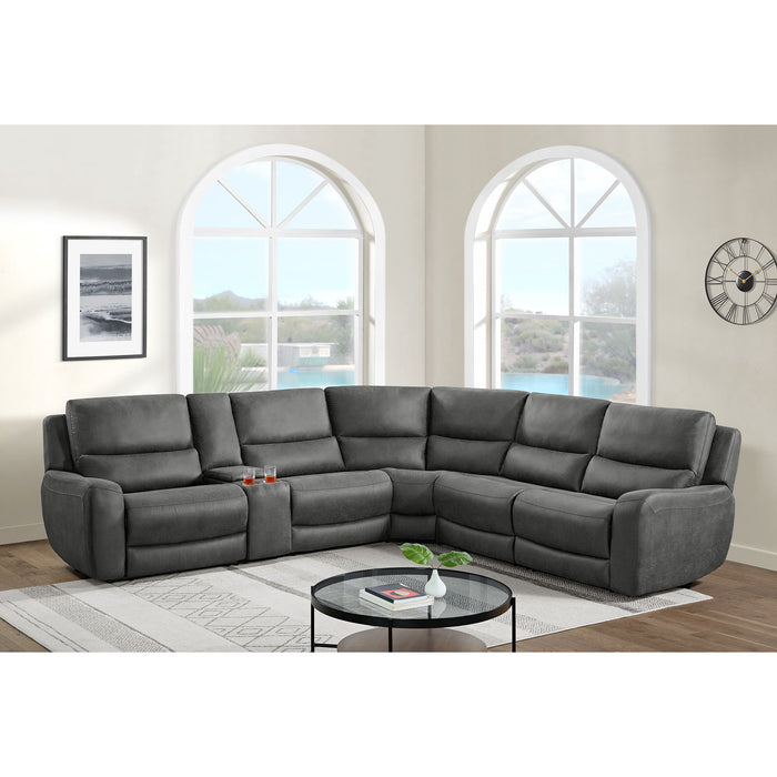 Saber - 6 Piece Sectional Set - Texas Granite - Stylish Home Furniture