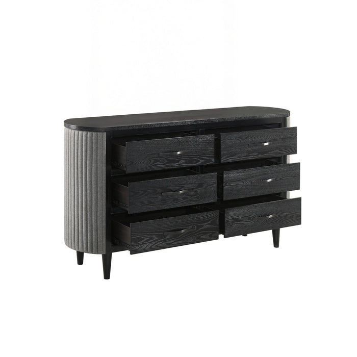 Skyline - 6 Drawer Dresser - Onyx
