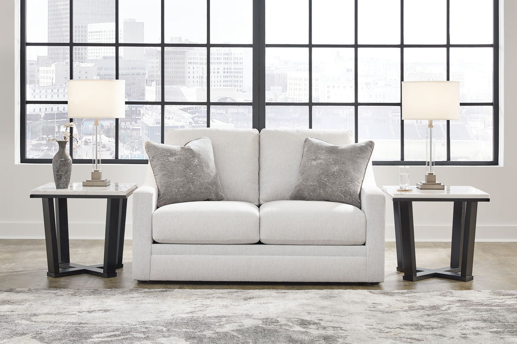 Maitelynn - Loveseat - Chalk - Stylish Home Furniture