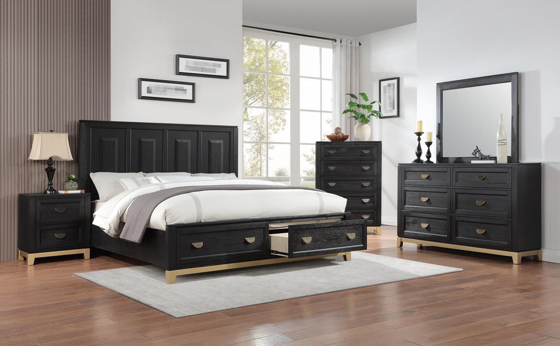 B236 - Dresser - Black / Gold