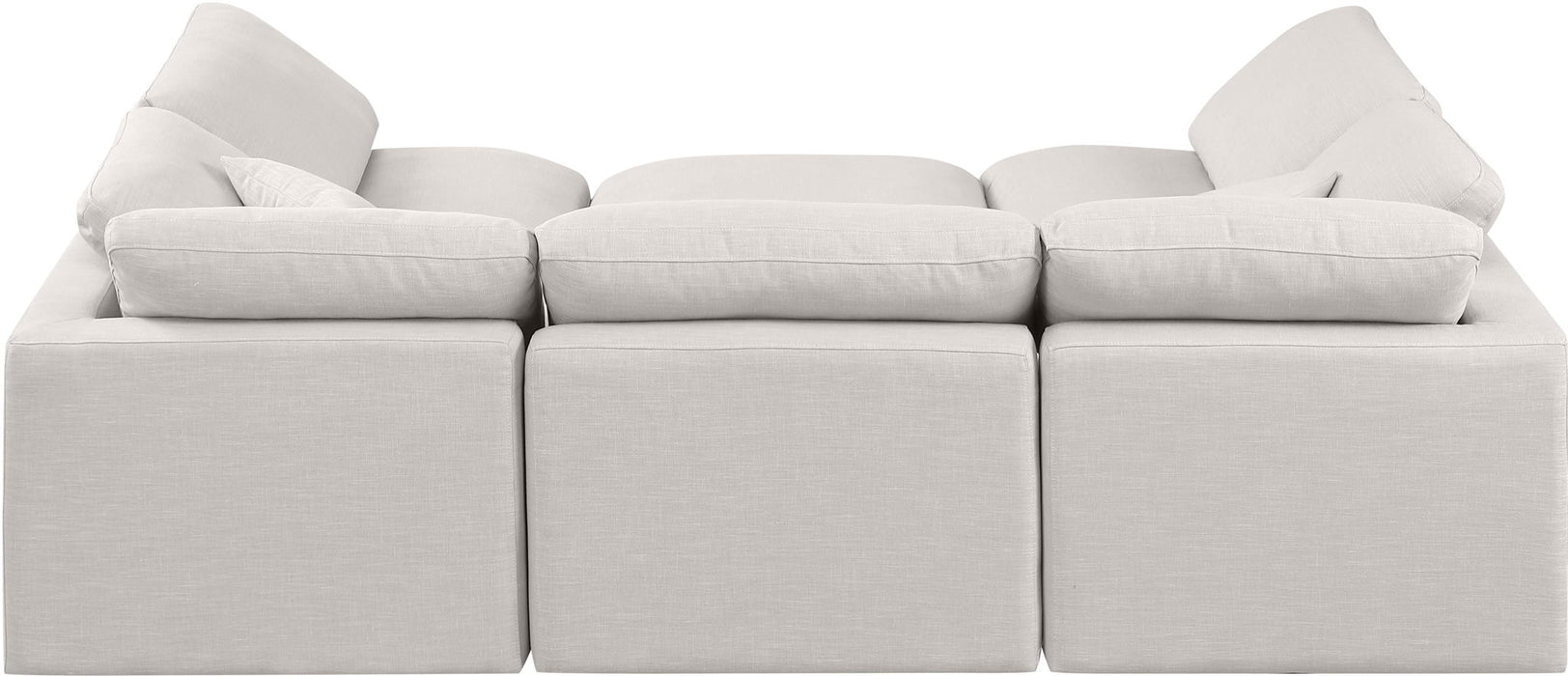 Indulge - Linen 6 Piece Modular Sectional