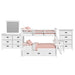 Hampton Kids - Bunk With Ladder And Trundle Bedroom Set - Stylish Home Furniture
