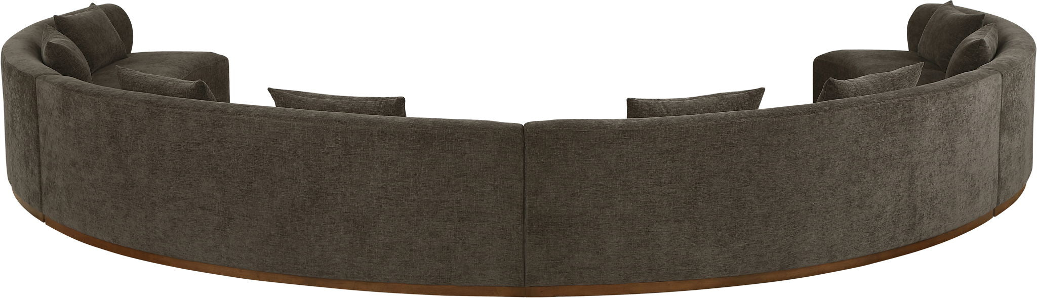 Avanti - Chenille Fabric Upholstered 4 Piece Modular Sectional - Stylish Home Furniture