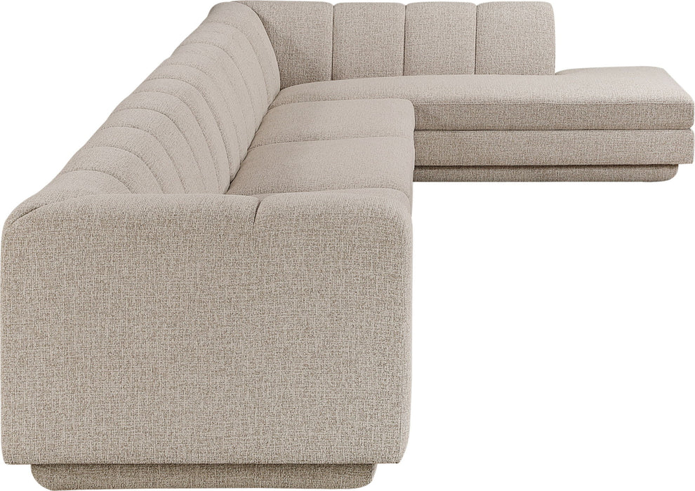 Modari - Sectional - Beige - Stylish Home Furniture