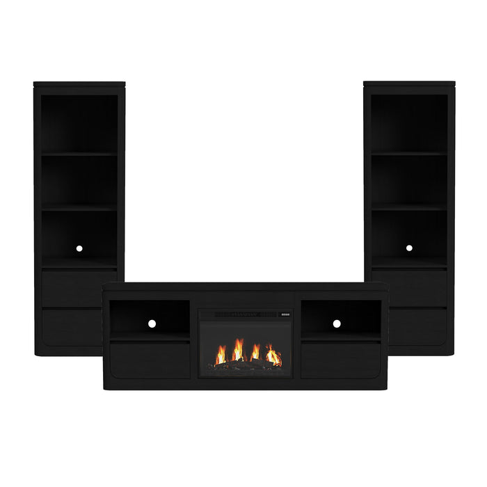 Rosalie - 4 Piece Entertainment Unit With 71" TV Console - Stylish Home Furniture