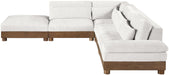Turin - Chenille Fabric Upholstered Modular Sectional - Cream - Stylish Home Furniture
