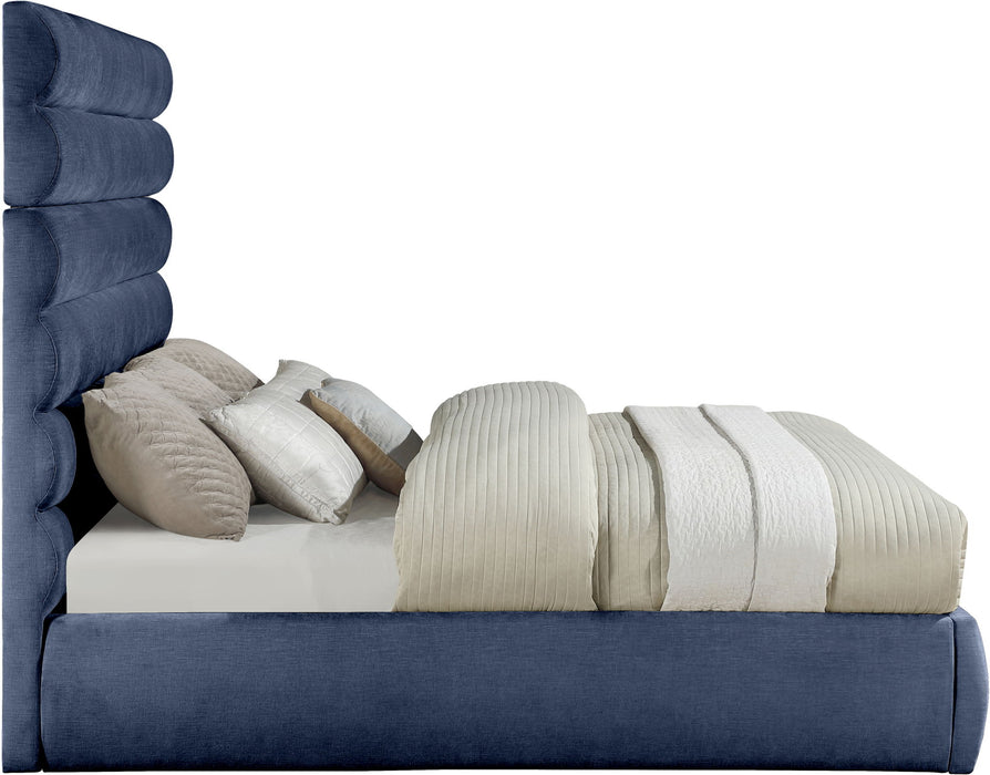 Adam - Chenille Fabric Bed With 70.5" Headboard