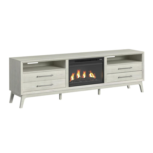 Westland - TV Console With Fireplace Insert - Almond - Stylish Home Furniture