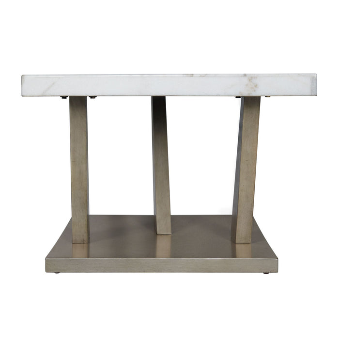 Greta - 2 Piece Occasional Table Set (Coffee Table And End Table) - Gray - Stylish Home Furniture
