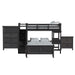 Hampton Kids - Loft With Staircase And Desk With Speaker Bedroom Set - Stylish Home Furniture