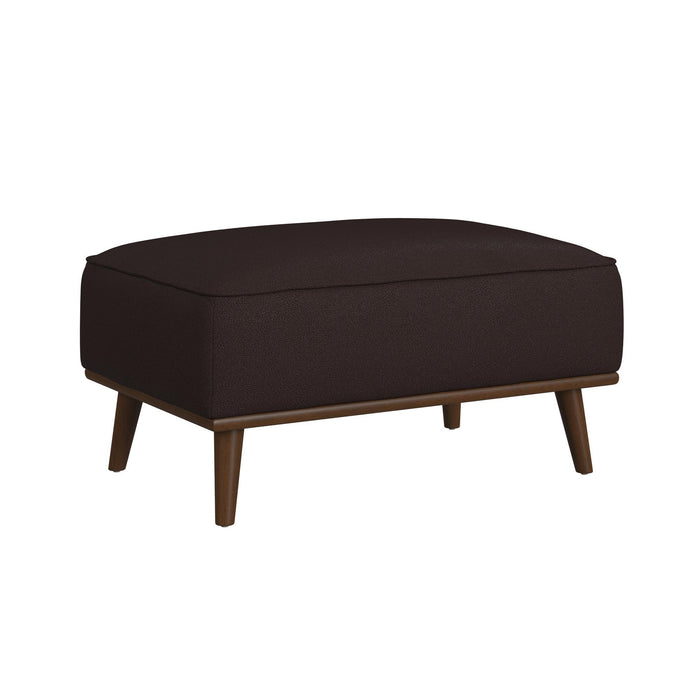 Destiny - Ottoman With Wood Base - Stylish Home Furniture