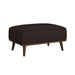 Destiny - Ottoman With Wood Base - Stylish Home Furniture