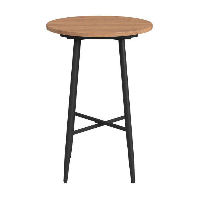 Bayhill - Bar Table - Black / Light Brown - Stylish Home Furniture