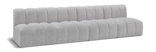 Arc - Boucle Fabric 4 Seats Modular Sofa