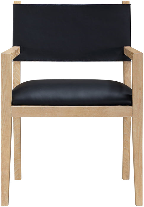 Avon - Vegan Leather Dining Arm Chair