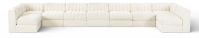 Rummi - Armless Velvet Performance Fabric Upholstered 9 Piece Modular Sectional - Stylish Home Furniture