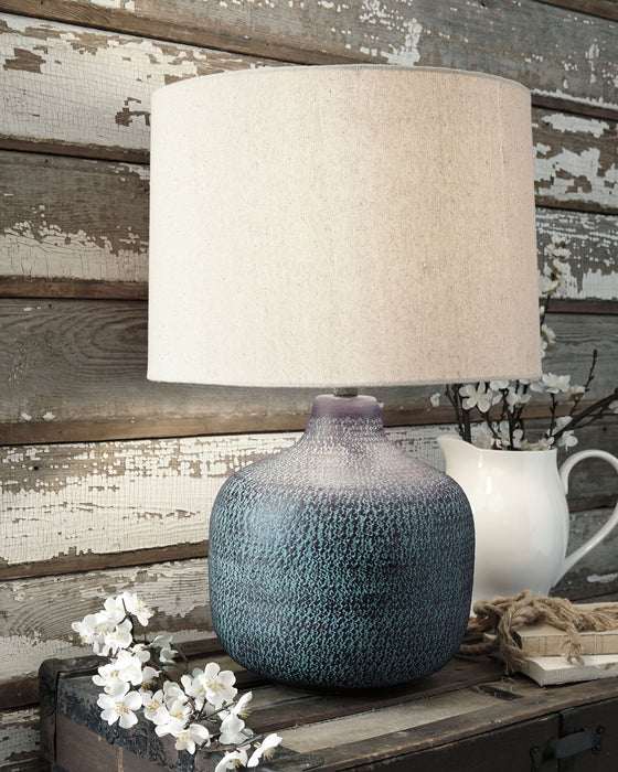 Malthace - Metal Table Lamp  - Patina - Stylish Home Furniture