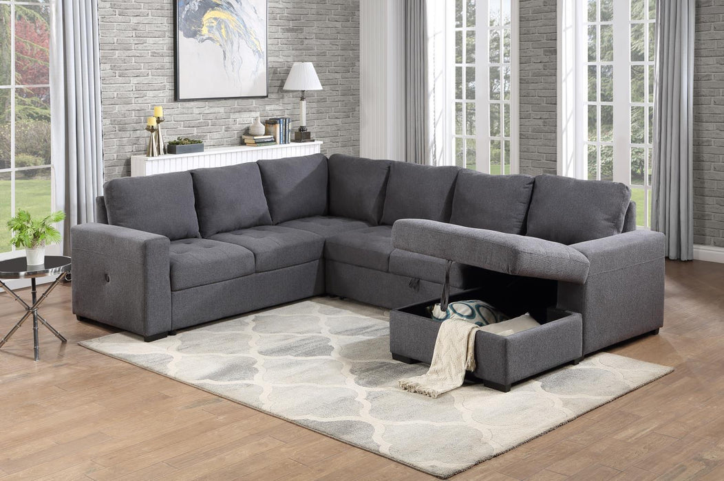 U277 - 3 Piece Sectional - Gray