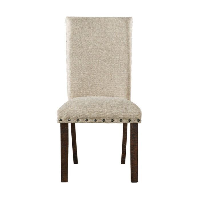 Jax - Upholstered Side Chair (Set of 2) - Cream - Stylish Home Furniture