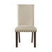Jax - Upholstered Side Chair (Set of 2) - Cream - Stylish Home Furniture