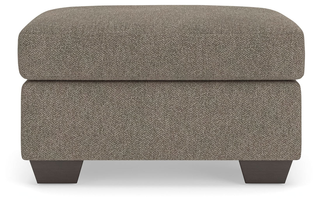Triston-Peaks - Ottoman - Suede - Stylish Home Furniture