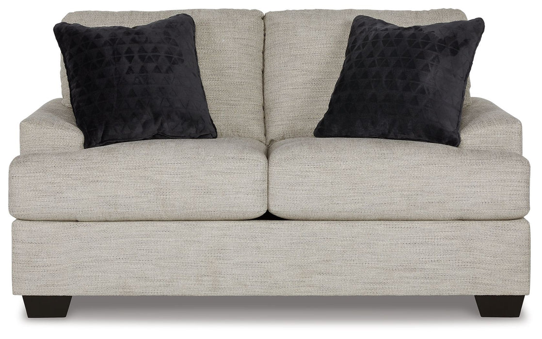 Vayda - Loveseat - Pebble - Stylish Home Furniture