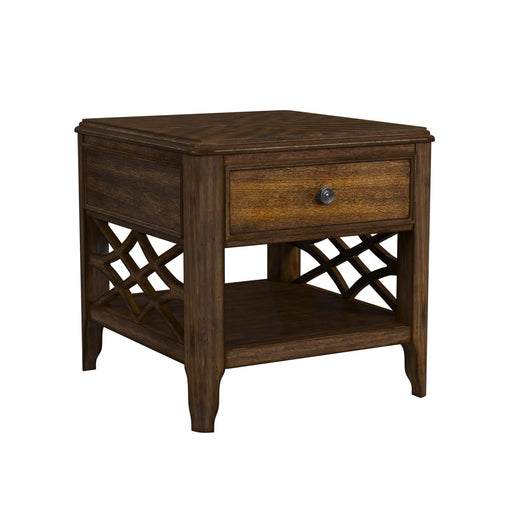 Phillipe - End Table - Cherry - Stylish Home Furniture