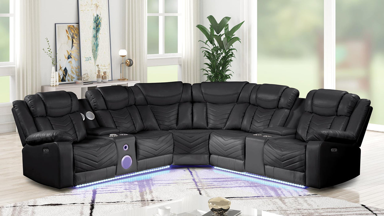 Power motion sectional - 3 seater