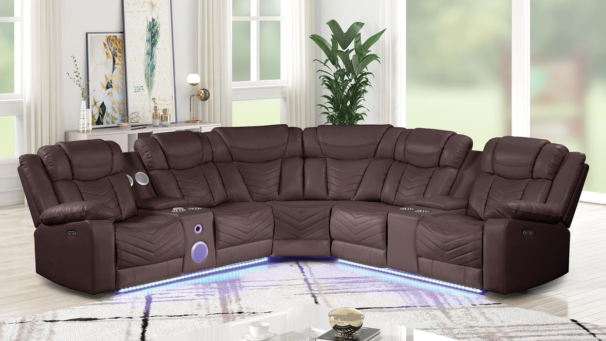 Power motion sectional - 3 seater