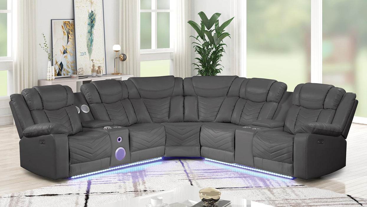 Power motion sectional - 3 seater