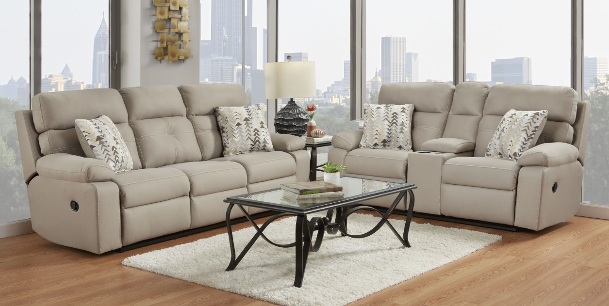 Porschia Taupe Reclining Group