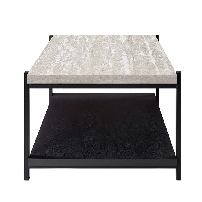 Linea - 3 Piece Occasional Set (1 Coffee & 2 End Tables) - Light Gray - Stylish Home Furniture
