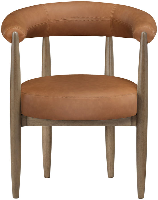 Sable - Vegan Leather Upholstered Dining Chair (Set of 2) - Brown Base - Stylish Home Furniture
