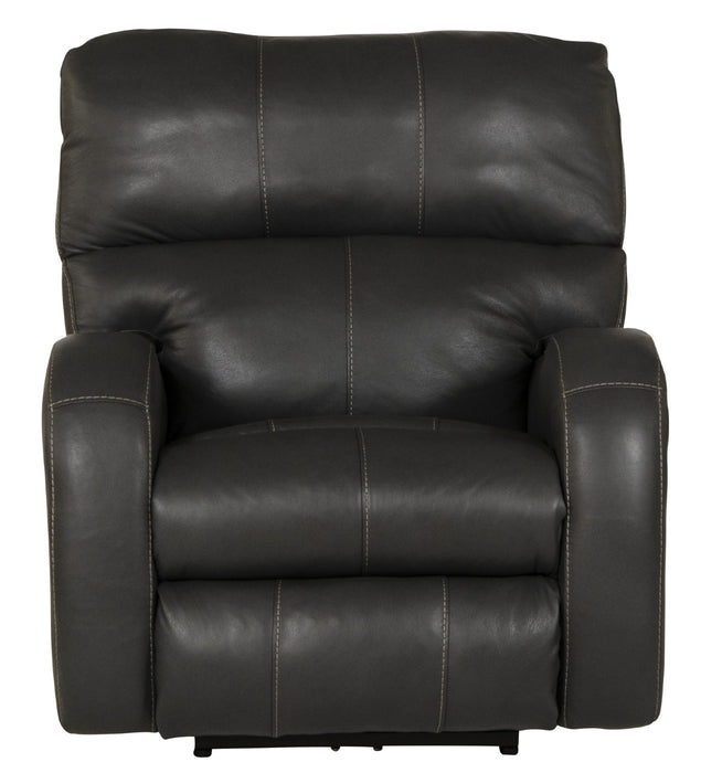 Angelo - Power Recliner - Gunmetal - Stylish Home Furniture