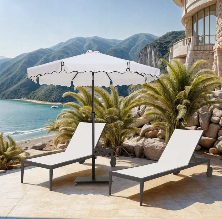 Amalfi - Patio Umbrella - Black Pole - Stylish Home Furniture