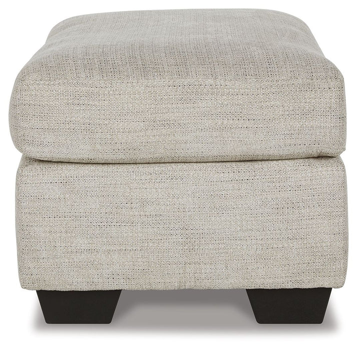 Vayda - Ottoman - Pebble - Stylish Home Furniture