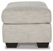 Vayda - Ottoman - Pebble - Stylish Home Furniture