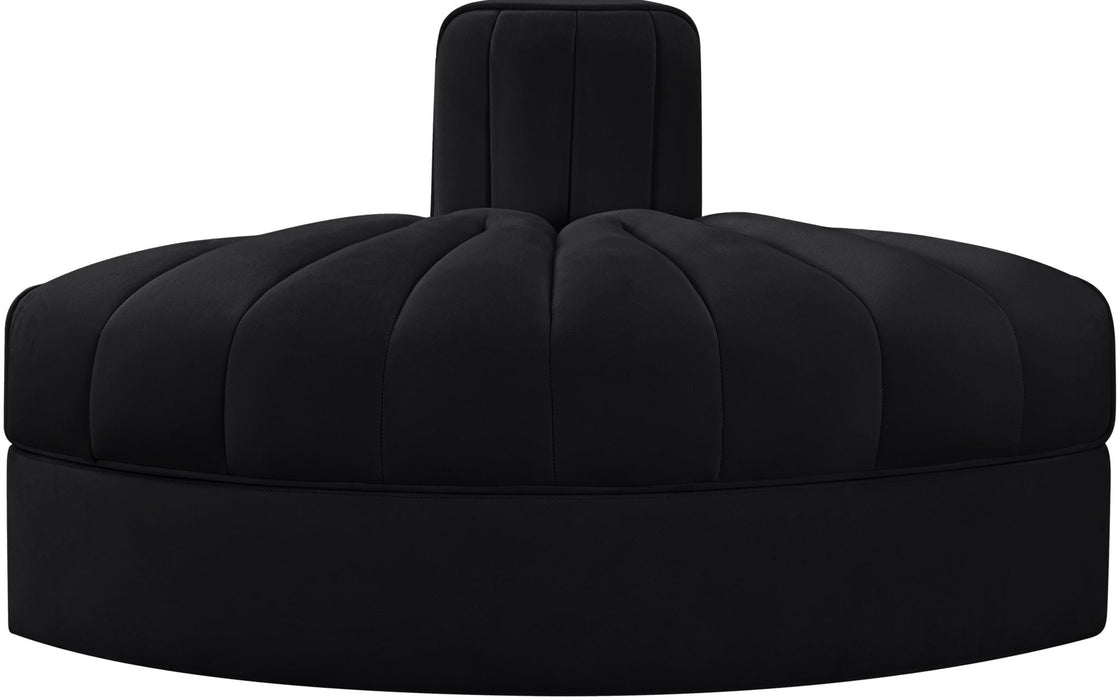 Rummi - Velvet Performance Fabric Upholstered Modular Chair - Stylish Home Furniture