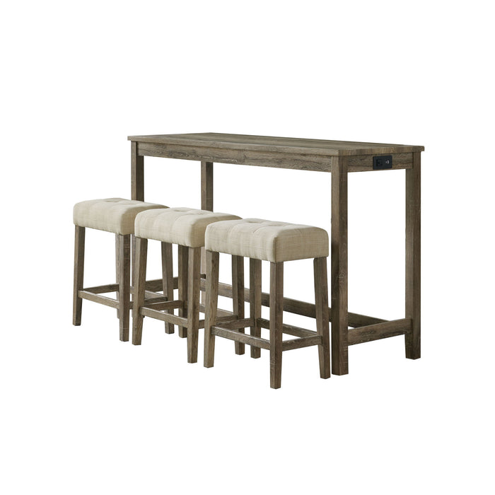 Oak Lawn - Bar Table Single Pack - Stylish Home Furniture