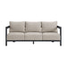 Playa - Sofa With 2 Pillows - Dark Gray / Beige - Stylish Home Furniture