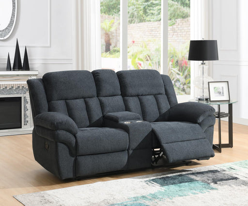 U179 - Motion Loveseat - Charcoal Gray - Stylish Home Furniture
